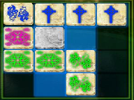 Ein kleines Puzzlespiel f&uuml;r zwischendurch. Lege immer die gleiche Farbe oder das gleiche  Symbole zueinander. Staube damit viele Punkte ab.