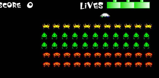 Flash Space Invaders