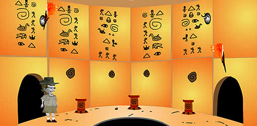Gina Lash & the Temple of Swirls - Spielesite Gina Lash & the Temple of Swirls