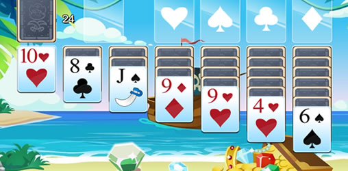 Pirate Klondike - Spielesite Pirate Klondike