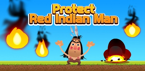 Protect Red Indian Man