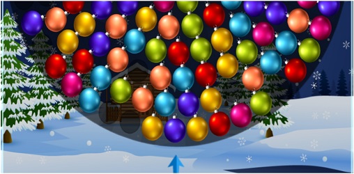 Orbiting Xmas Balls