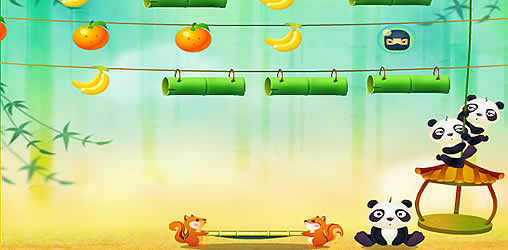 Panda Fruit Bounce