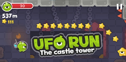 Ufo Run The Castle Tower
