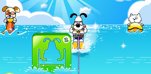 Puppy Waterski - Spielesite Puppy Waterski