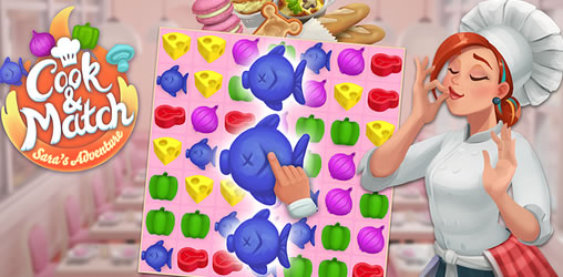Cook and Match: Sara's Adventure - Spielesite Cook and Match: Sara's Adventure