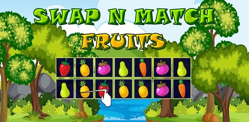 Swap Match Fruits